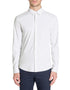 Celio_White Slim Fit Shirt with Stretch French Collar_LASTRET_OPTICAL WHITE_01