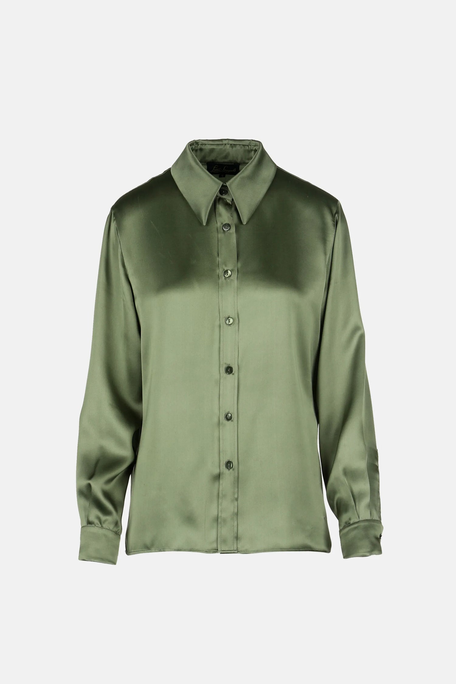 Luisa Spagnoli_Green_Latteria - Silk Shirt_LATTERIA_1712_05
