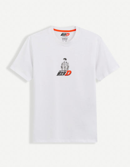 Initial D - Cotton T-Shirt_LBEINI_WHITE_02