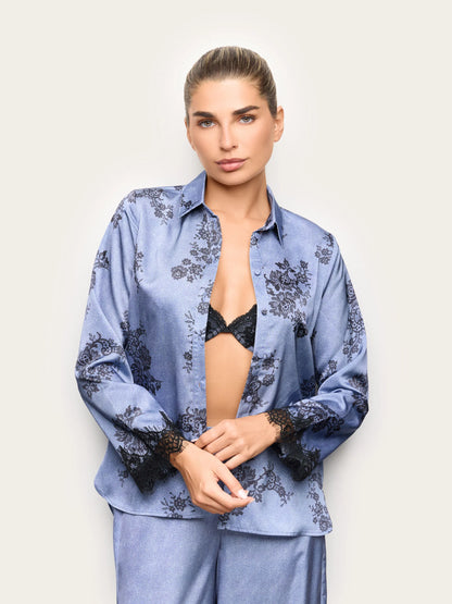 Yamamay PRINTED Women Jacket - Denim Satin SKU: LCDD193002_128 Image 01