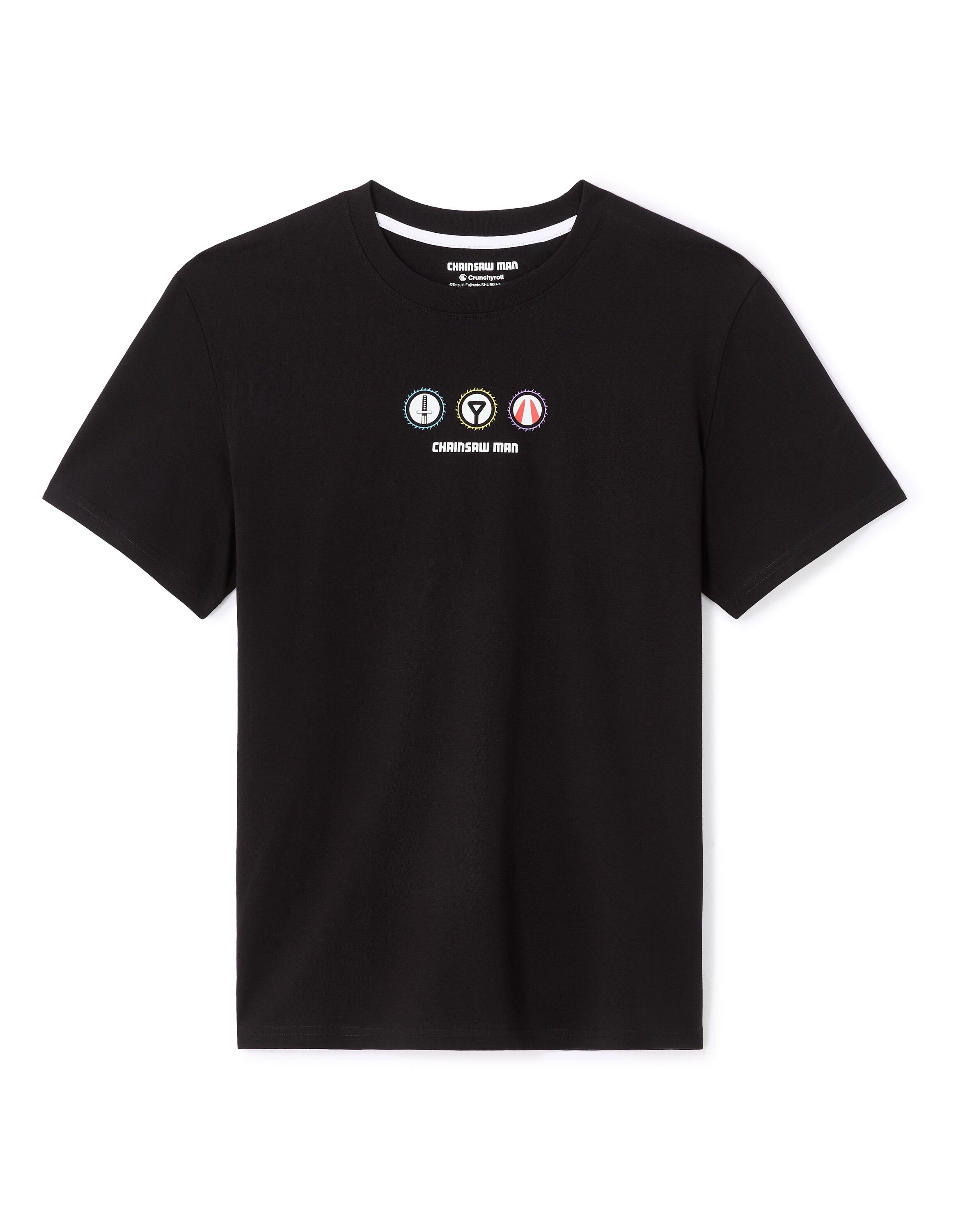 Celio_Chainsaw Man Black T-Shirt_LDECSMR_BLACK_01