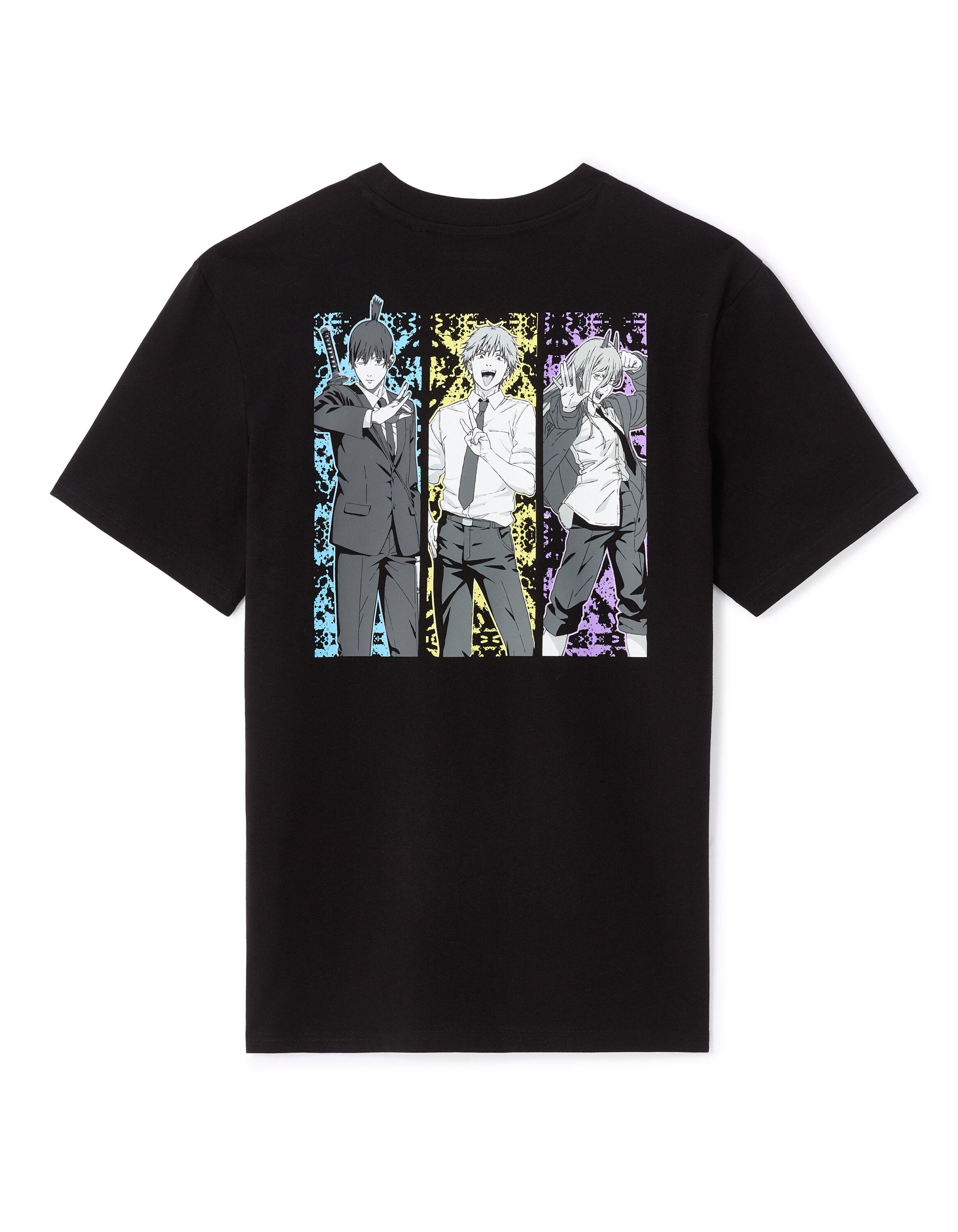 Celio_Chainsaw Man Black T-Shirt_LDECSMR_BLACK_02