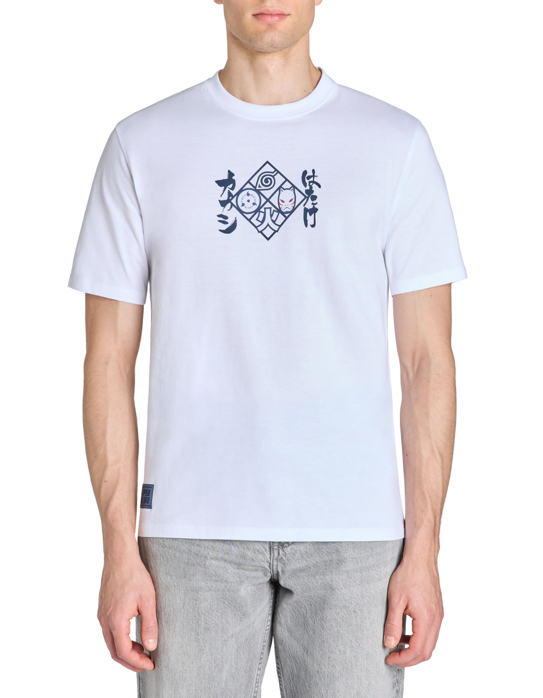 Celio_Naruto Shipp_den Kakashi White T-Shirt_LDENAR_BLANC_01