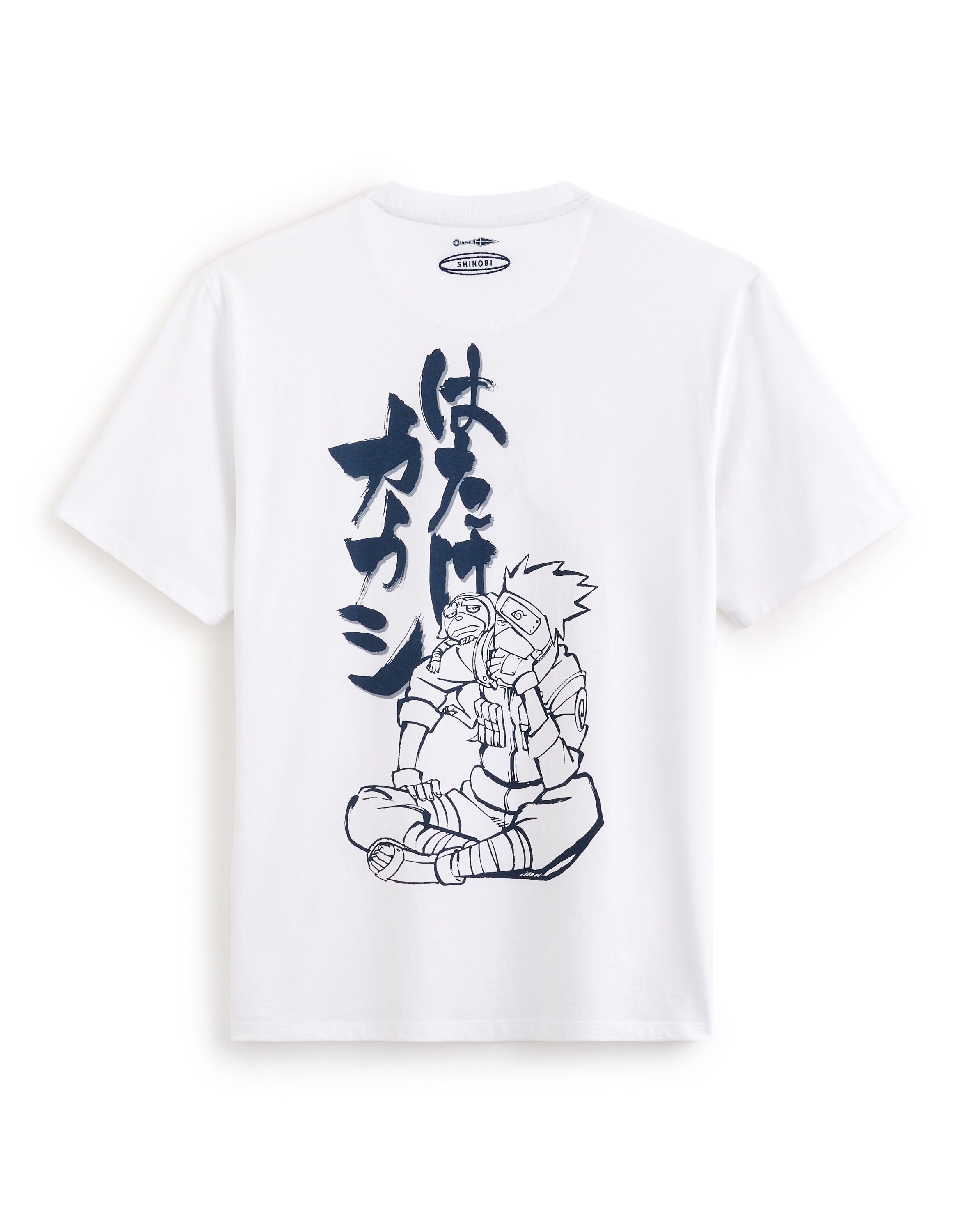 Celio_Naruto Shipp_den Kakashi White T-Shirt_LDENAR_BLANC_05