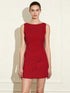 JW PEI_Red_3D Floral-AppliquŽ Sheath Mini Dress_LDS220-4_Red_01