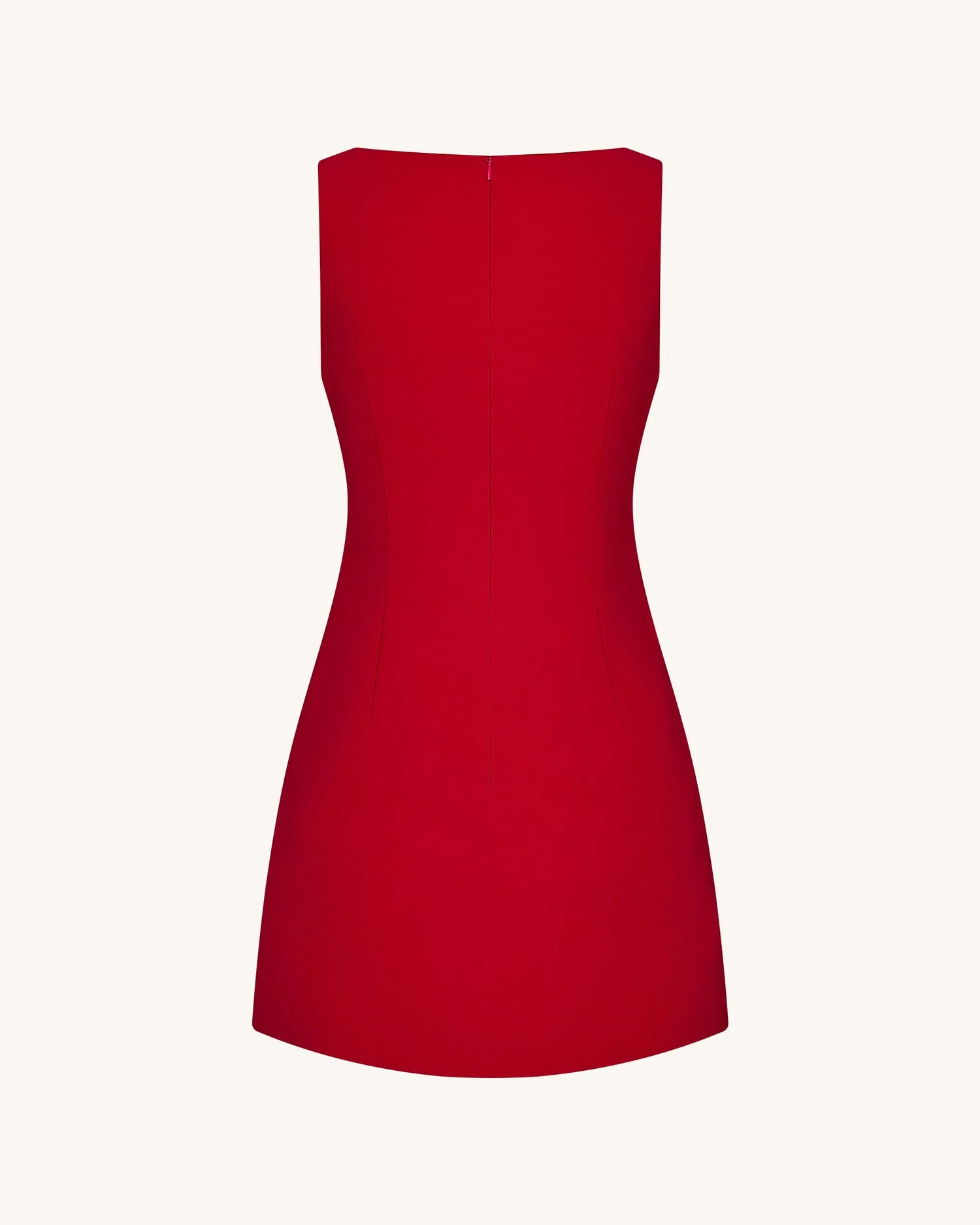 JW PEI_Red_3D Floral-AppliquŽ Sheath Mini Dress_LDS220-4_Red_05