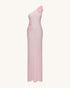 JW PEI Pink Women 3D Floral Embellished One-Shoulder Maxi Gown  SKU: LDS313-4_Pink Image 01