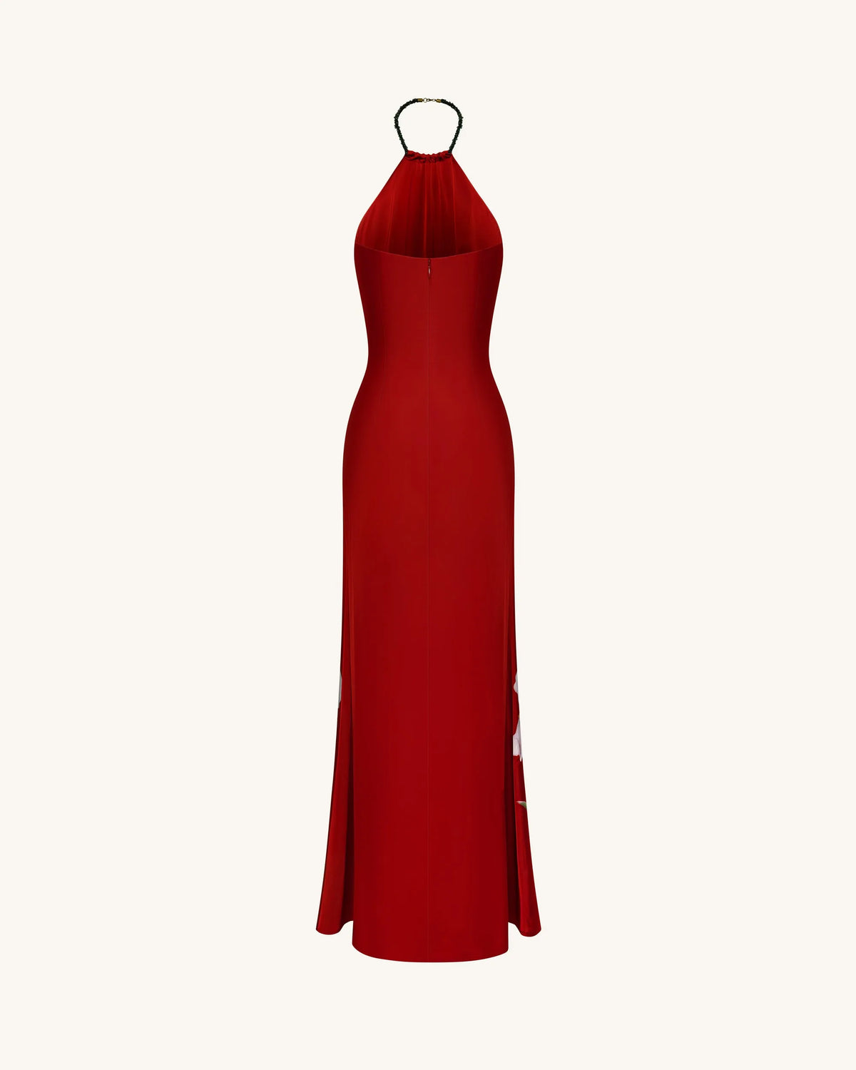 JW Pei Ruby Women Iris Floral Print Halter Maxi Dress SKU: LDS378-4_Ruby Image 04