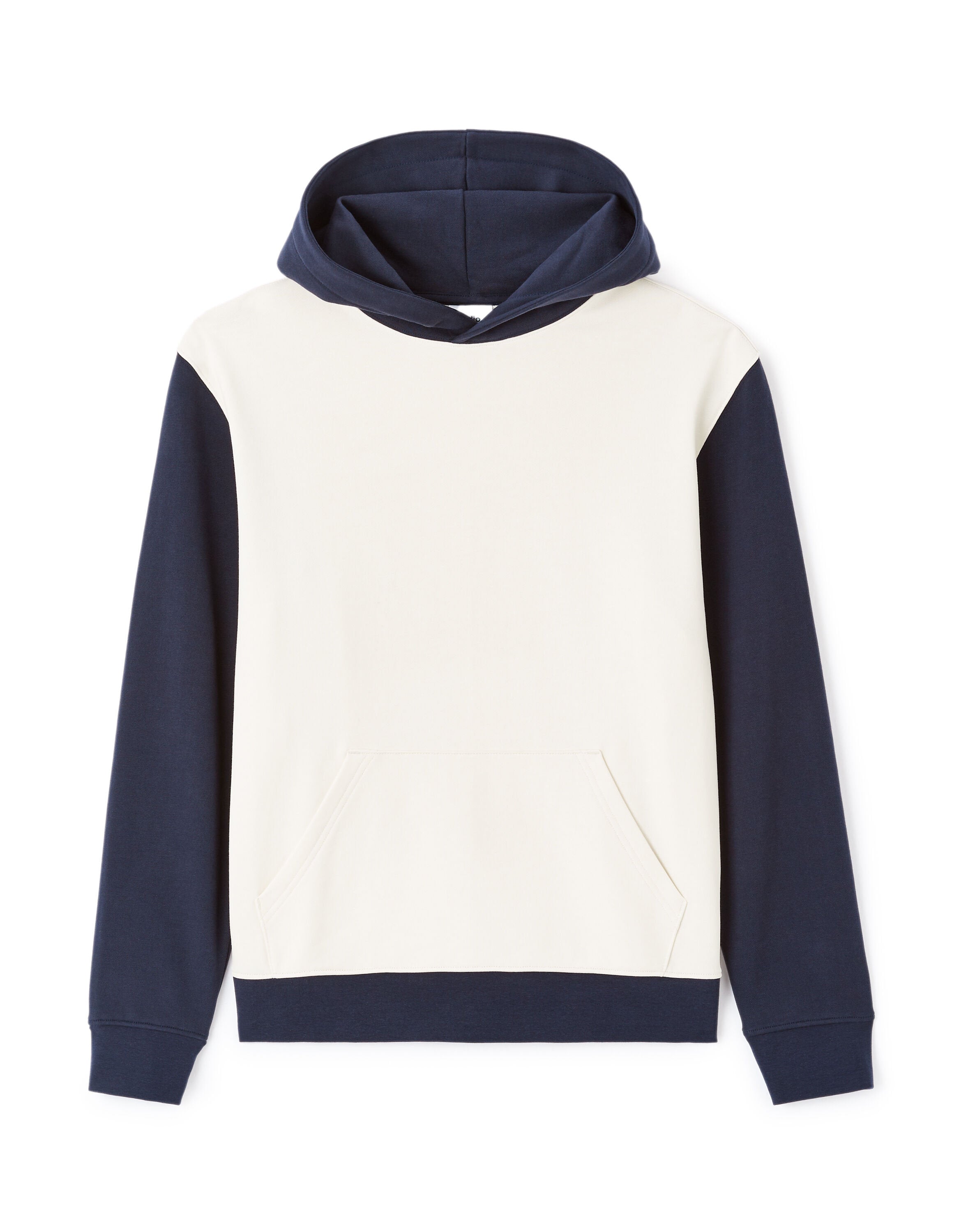Celio_Navy Regular Hooded Sweatshirt 100% Cotton_LEBICLO_NAVY_04