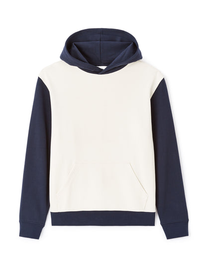Celio_Navy Regular Hooded Sweatshirt 100% Cotton_LEBICLO_NAVY_04