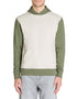 Celio_Green Regular Hooded Sweatshirt 100% Cotton_LEBICLO_SAUGE_02