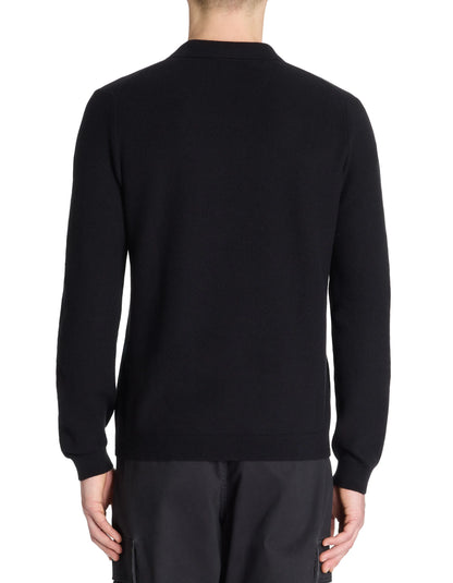 Celio_Black_100% Cotton Shark Neck Sweater_LEBIREQUIN_BLACK_03