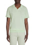 Celio_Green Slim Polo Shirt in 100% Cotton Knit_LECESAR_MINERAL GREEN_02