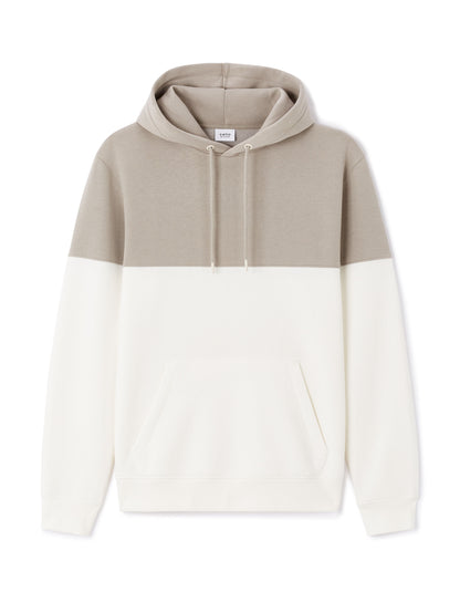 Celio_Brown Regular Cotton Hooded Sweatshirt_LECOBLOCO_LIGHT TAUPE_04