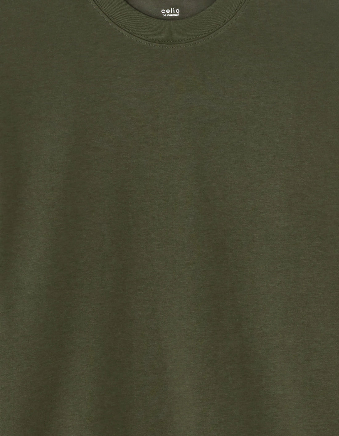 Celio_Deep Kaki_Oversized Long-Sleeved T-Shirt_LEHEML_DEEP KAKI_02