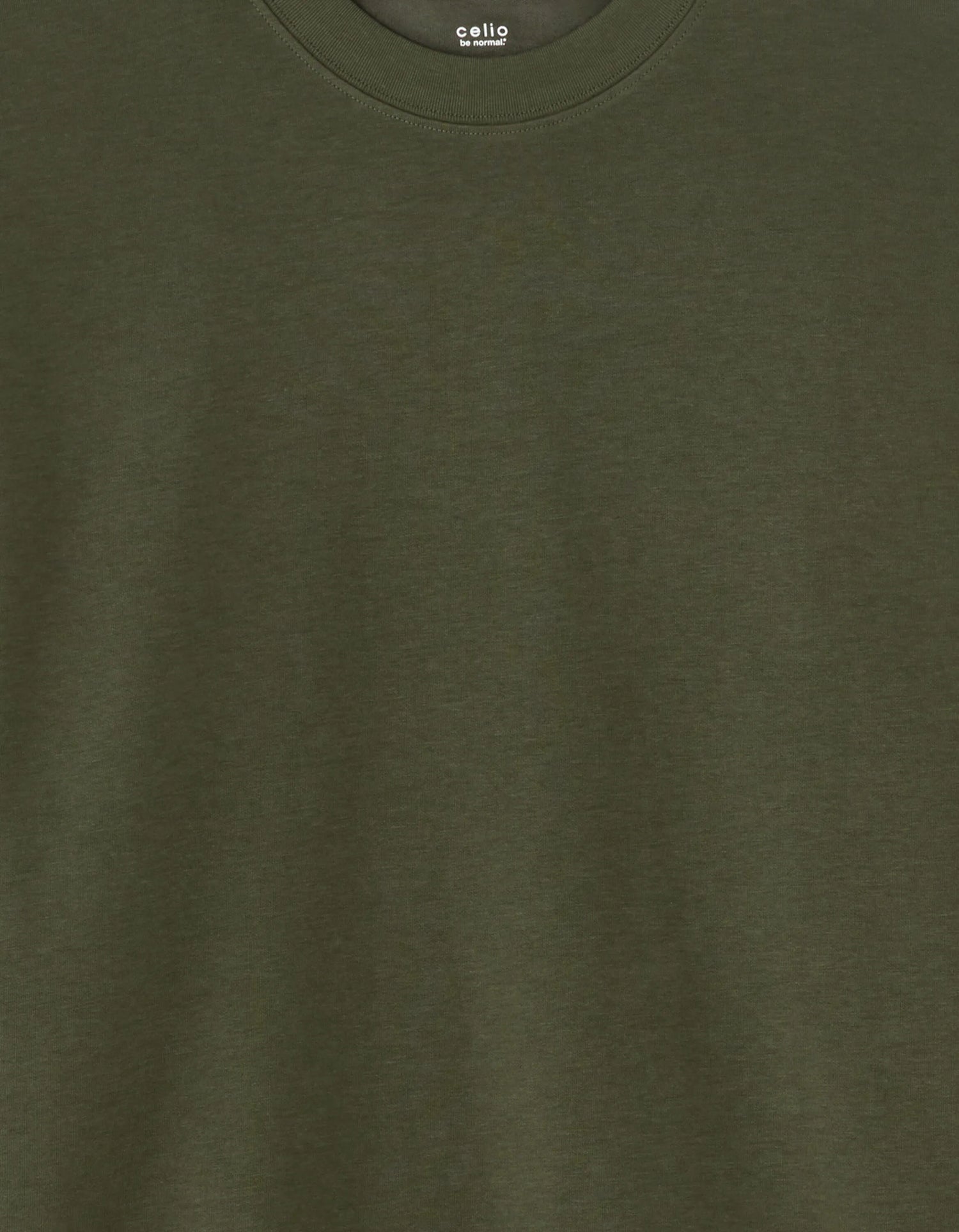 Celio_Deep Kaki_Oversized Long-Sleeved T-Shirt_LEHEML_DEEP KAKI_02