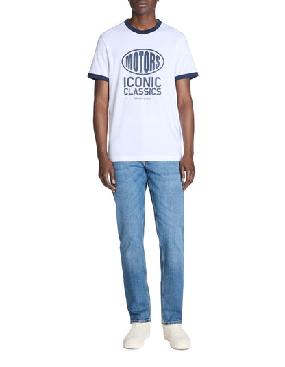 Celio_White Straight T-Shirt Round Neck 100% Cotton_LEICO_OPTICAL WHITE_01