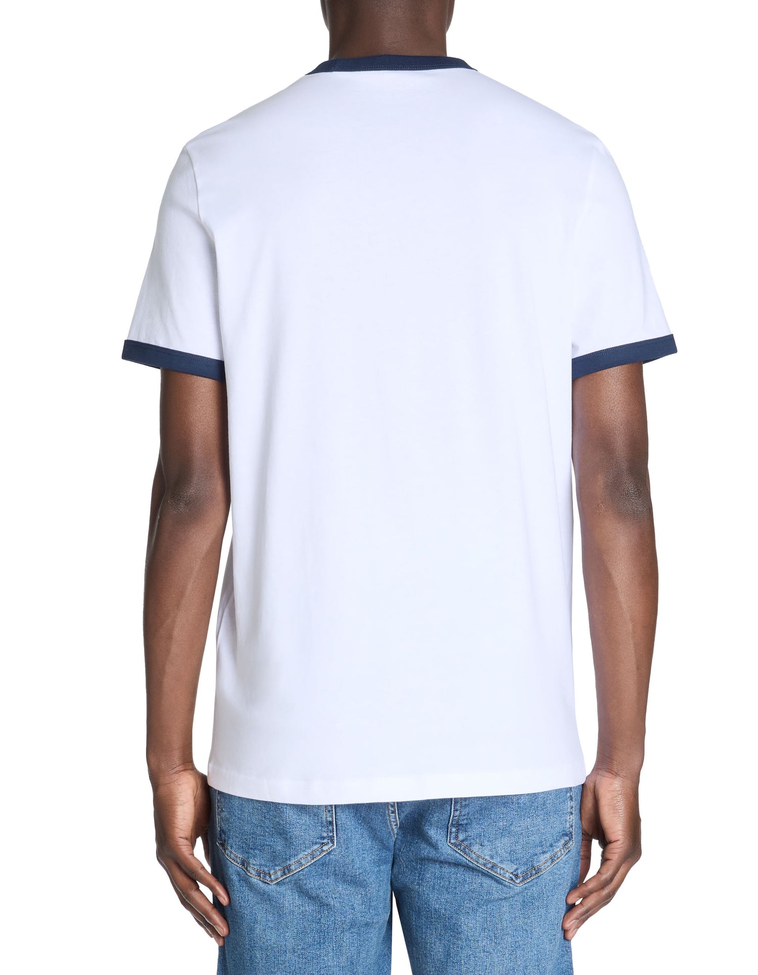 Celio_White Straight T-Shirt Round Neck 100% Cotton_LEICO_OPTICAL WHITE_03