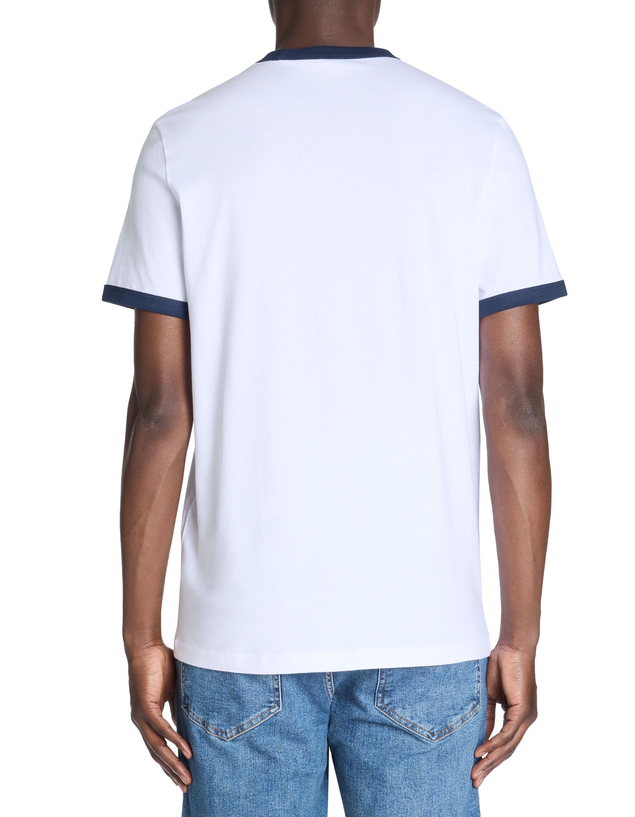 Celio_White Straight T-Shirt Round Neck 100% Cotton_LEICO_OPTICAL WHITE_03