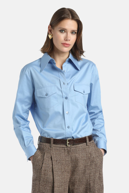Luisa Spagnoli_Cielo_Leila - Cotton Shirt_LEILA_0684_01