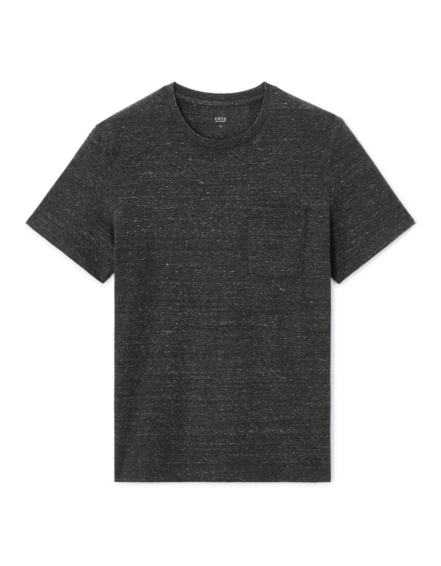 Celio_Anthracite Straight Round Neck T-Shirt_LEJEKTI_CARBONE_05