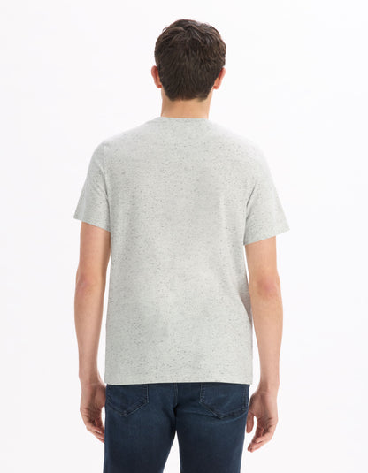 Celio_Grey Straight Round Neck T-Shirt_LEJEKTI_GREY_03