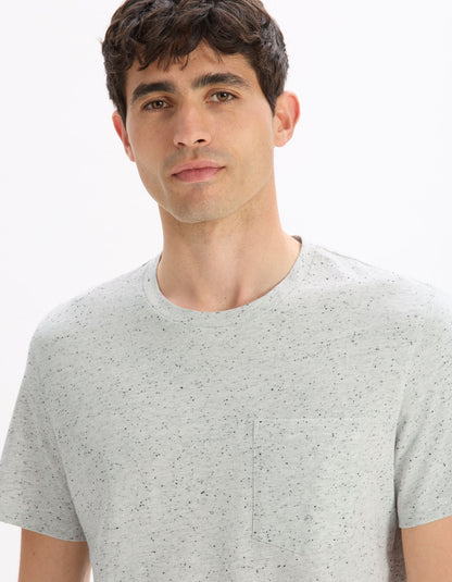 Celio_Grey Straight Round Neck T-Shirt_LEJEKTI_GREY_04