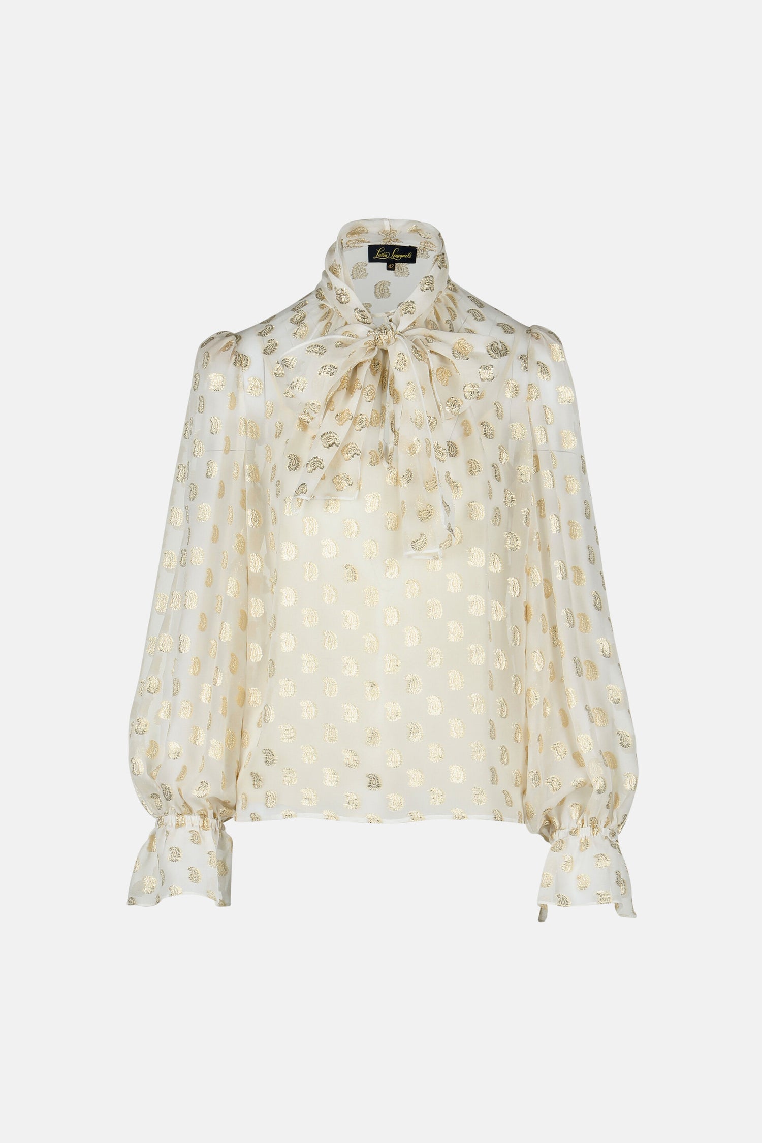 Luisa Spagnoli_Var Panna Oro_Lenticchia - Silk Blouse_LENTICCHIA_3916_05