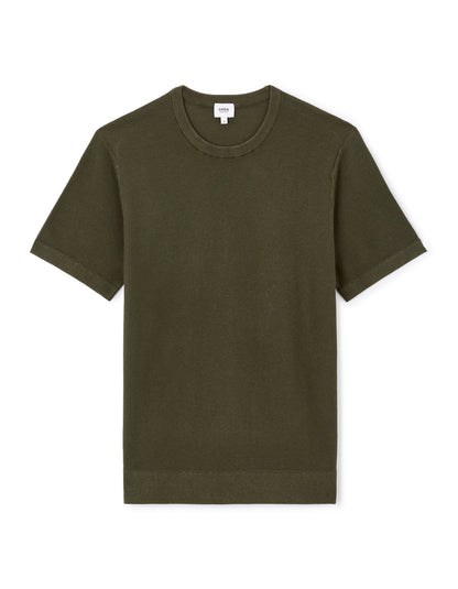 Celio_Khaki Straight T-Shirt Round Neck 100% Cotton_LEPICTI_REAL KHAKI_05