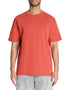 Celio_Red T-Shirt Boxy Round Neck 100% Cotton Pigment_LEPIGMENT_CRANBERRY_02