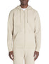 Celio_Sand_Regular Cotton Blend Zip-Up Hoodie_LEPIQUET_SAND_01