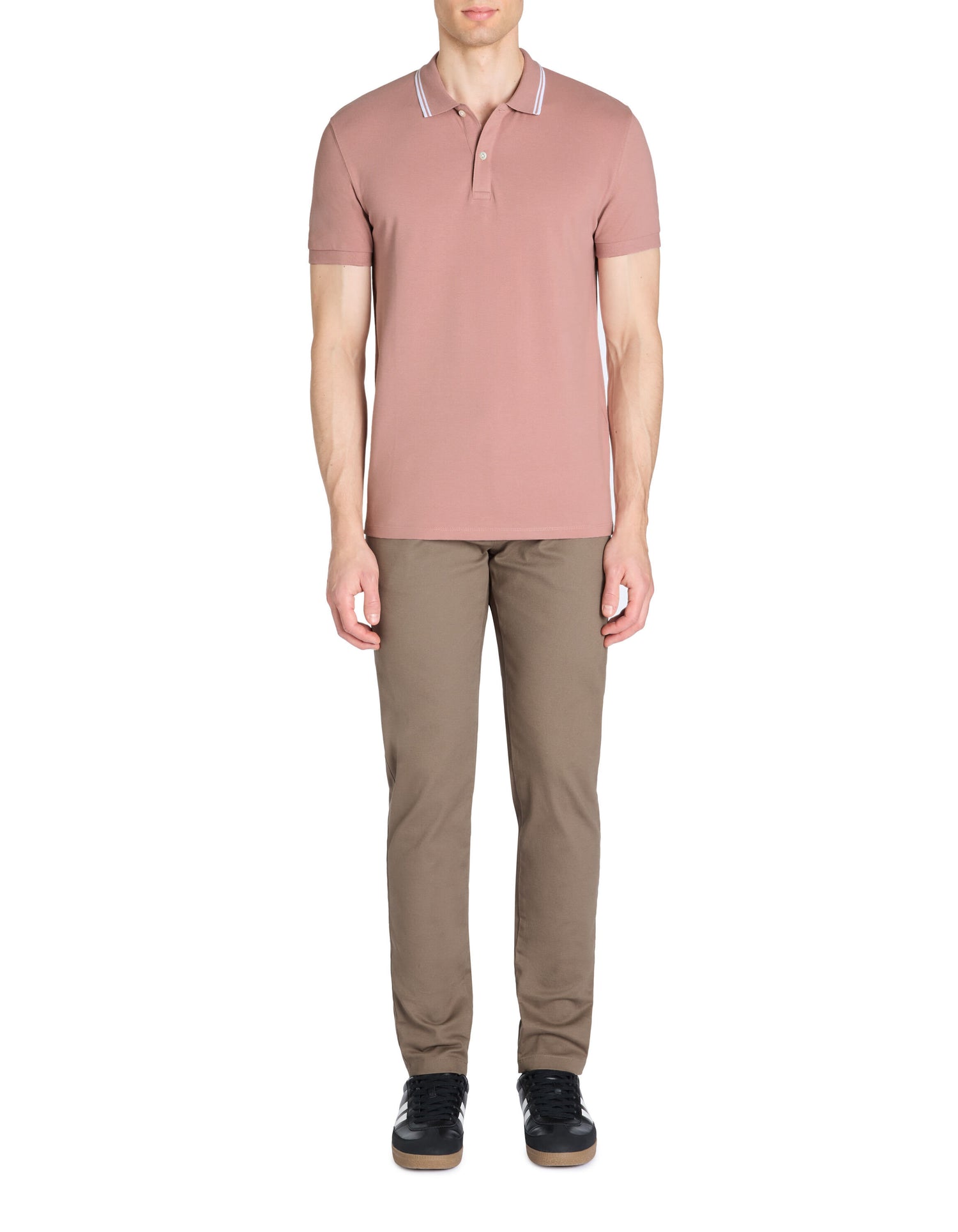Celio_Pink Polo Slim Coton Stretch_LEPRIME_ROSE_02