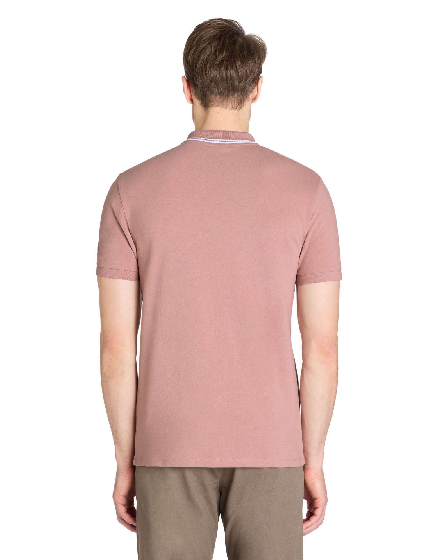 Celio_Pink Polo Slim Coton Stretch_LEPRIME_ROSE_03