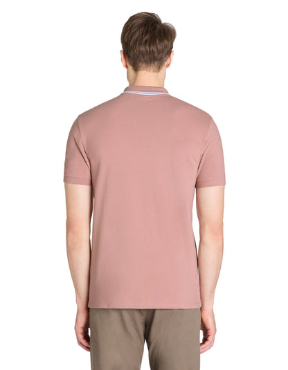 Celio_Pink Polo Slim Coton Stretch_LEPRIME_ROSE_03