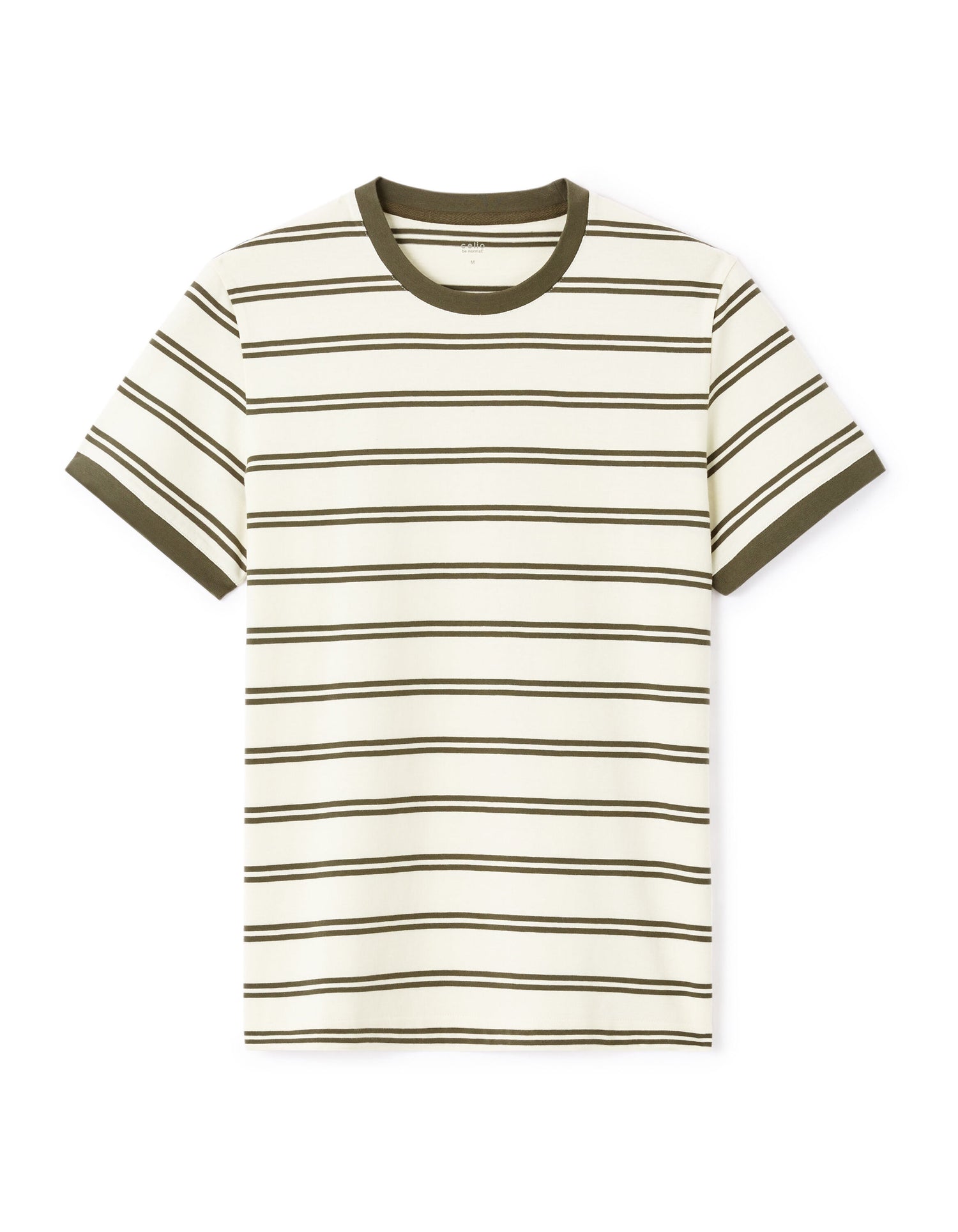Celio_Burgundy 100% Cotton Straight Crew Neck T-Shirt_LESMARTEE_BURGUNDY_04