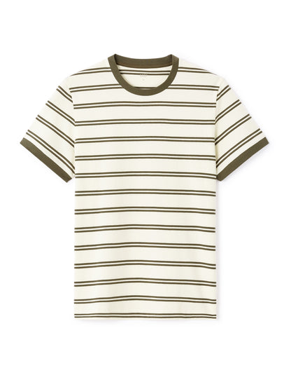 Celio_Burgundy 100% Cotton Straight Crew Neck T-Shirt_LESMARTEE_BURGUNDY_04