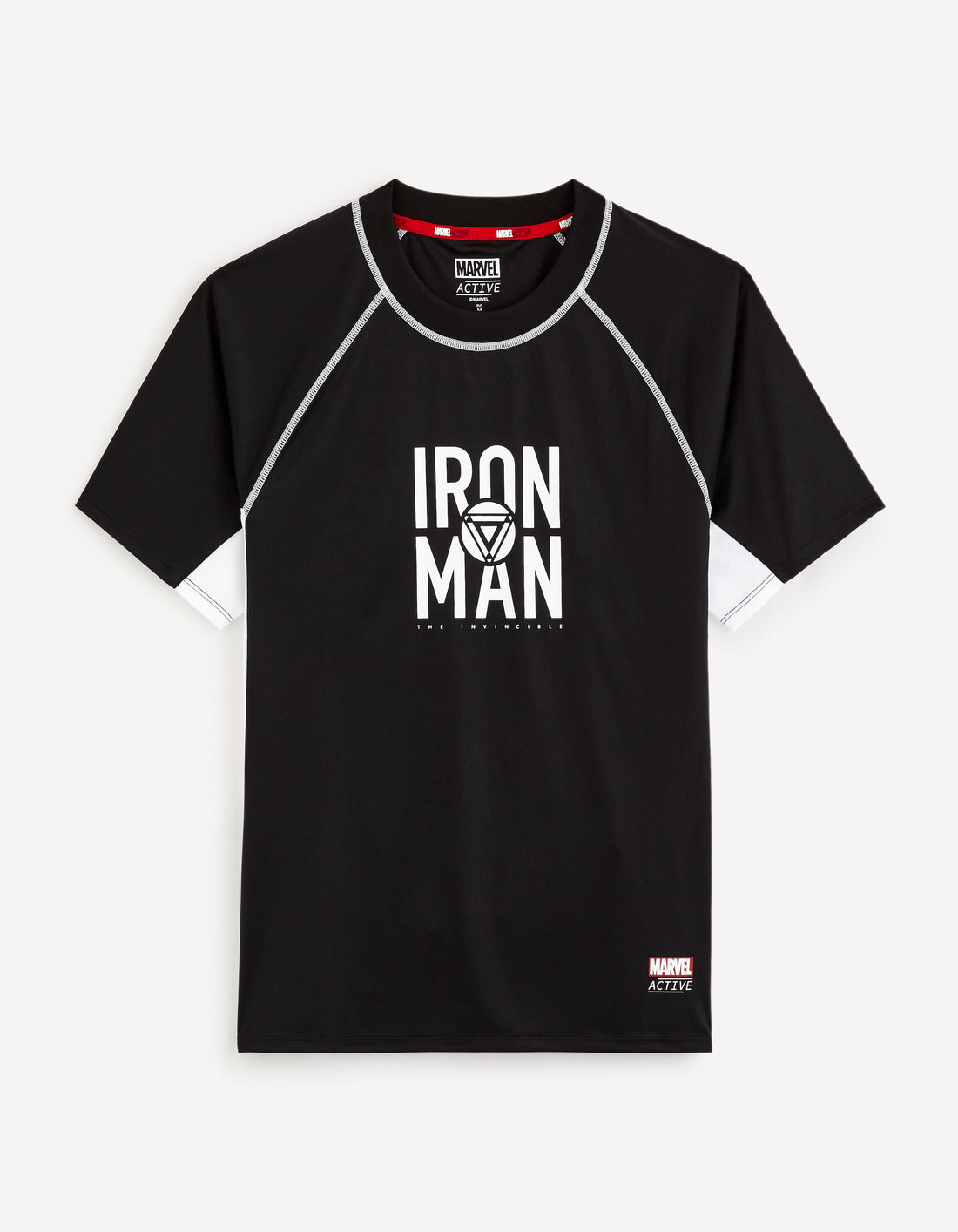 Marvel Active - Captain America T-Shirt_LGEMARV1_NOIR_01
