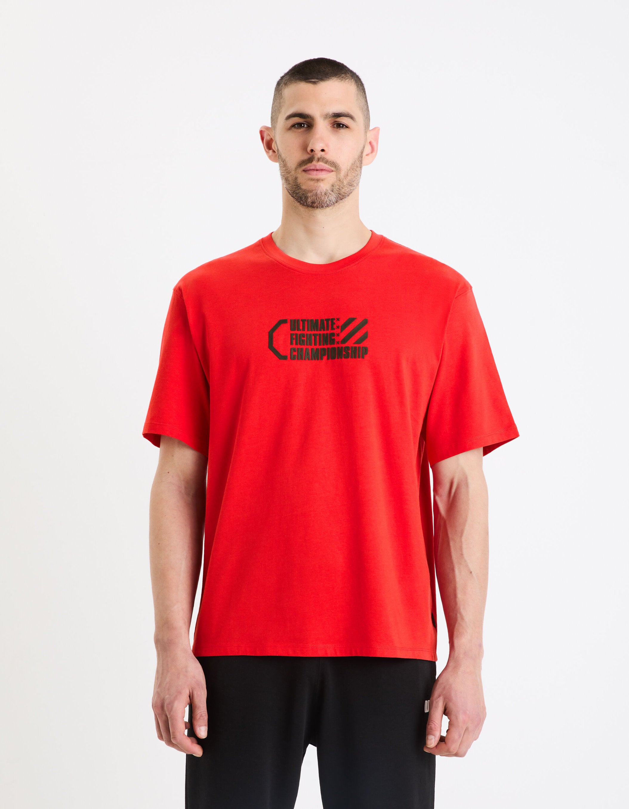 Ufc - Cotton T-Shirt_LGEUFCT1_RED_01