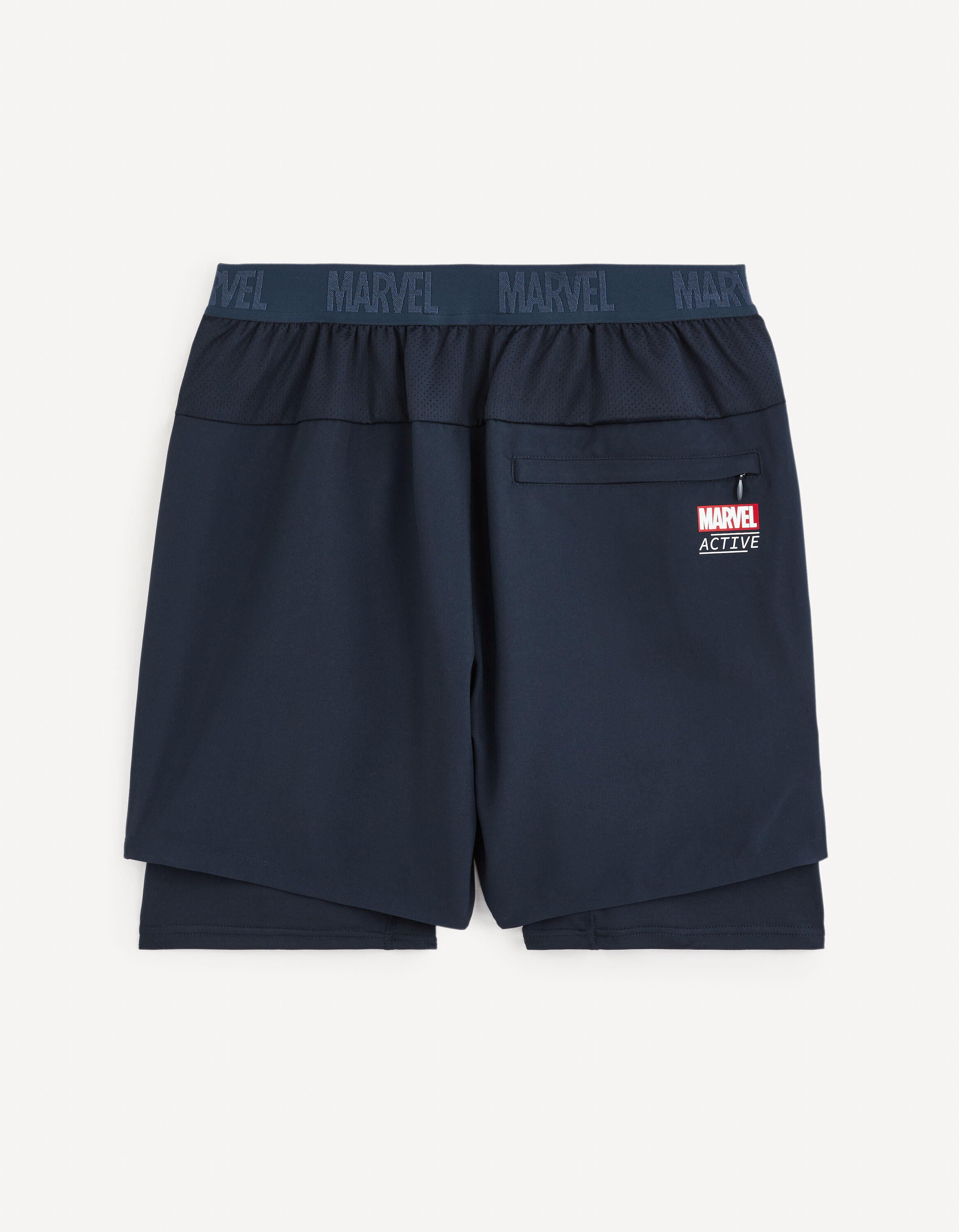 Marvel Active - Captain America Shorts_LGOMARVSH_NAVY_07