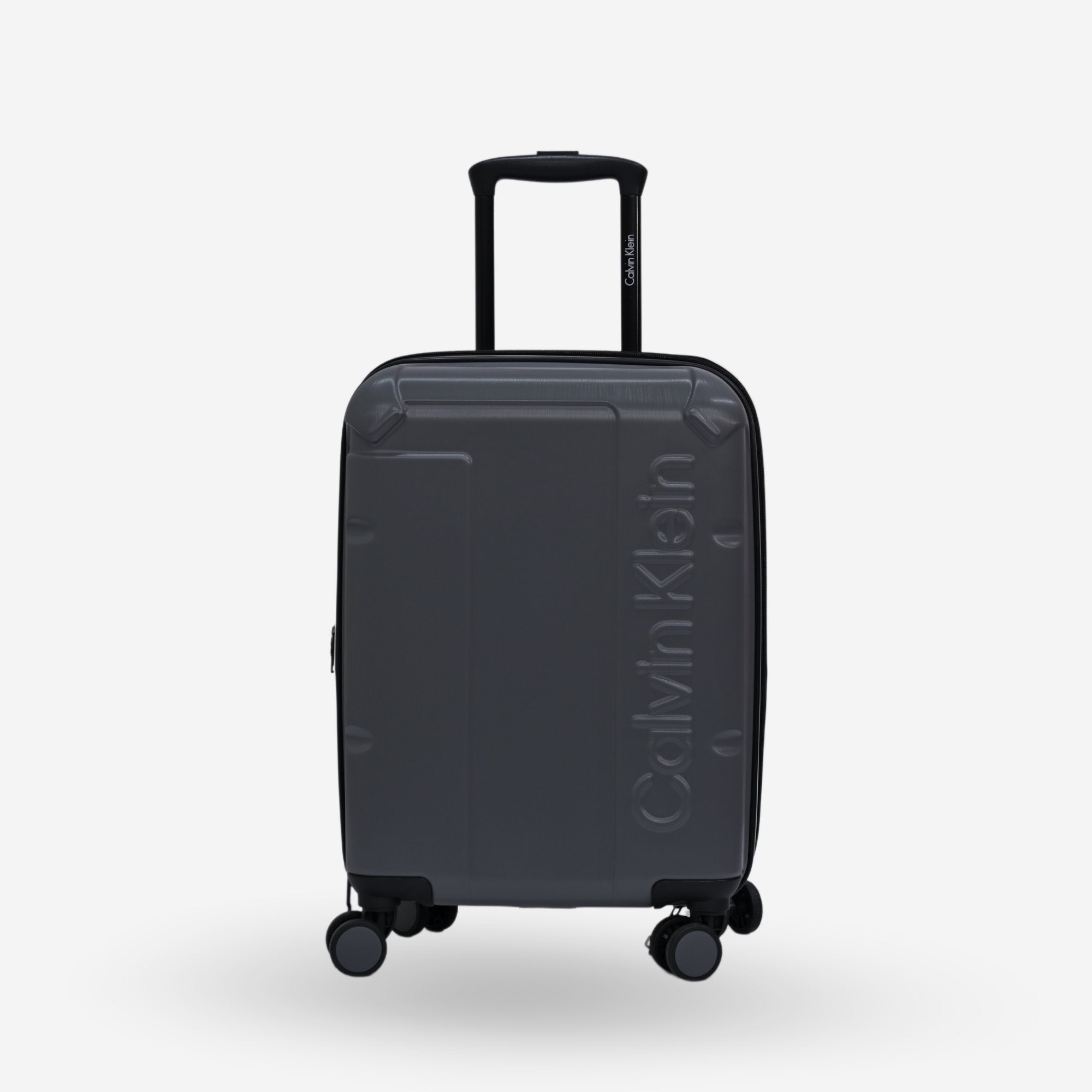 Calvin Klein Charcoal Grey Cabin Luggage_LH118CP4_CHA_01