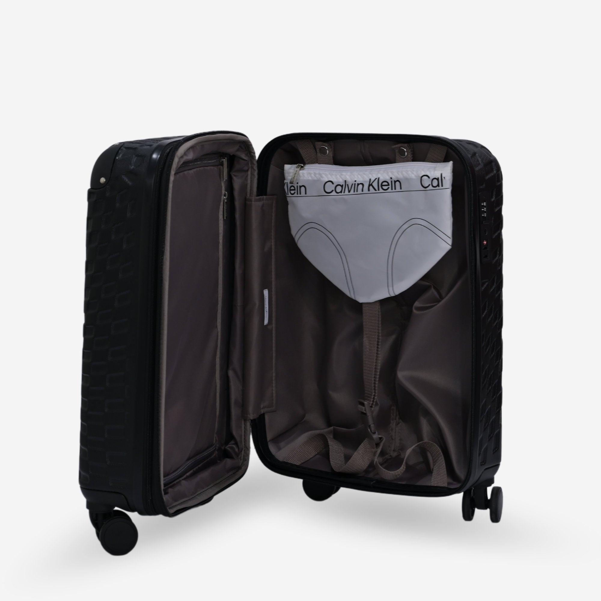 Calvin Klein Black Cabin Luggage_LH118WT4_BLK_04