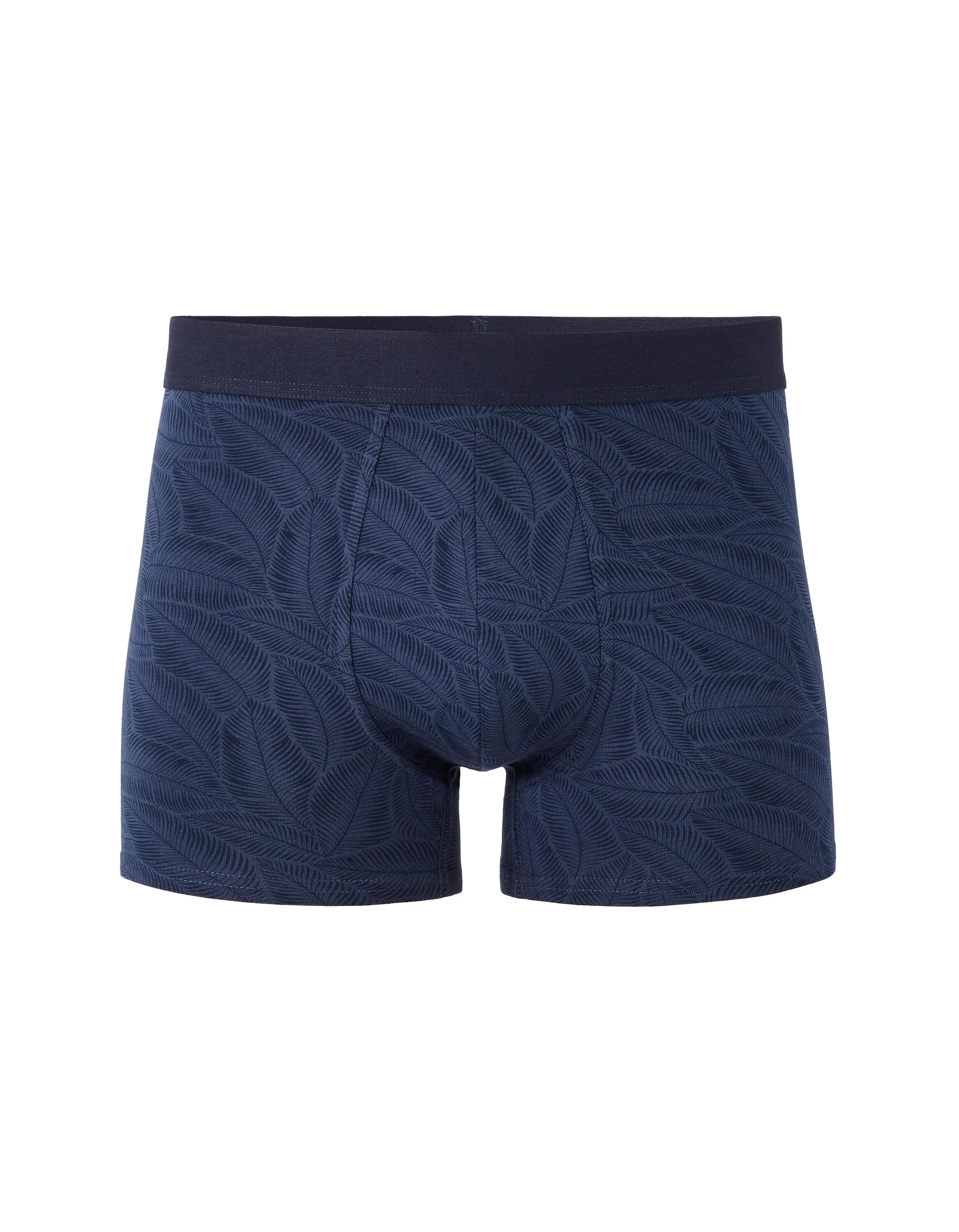 Celio_Dark Blue_Printed Boxer Shorts_LIBOLEAF_DARK BLUE_01