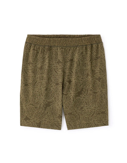Celio_Khaki_100% Cotton Short Pajamas Pineapple Pattern_LIPYANANAS_KHAKI_03