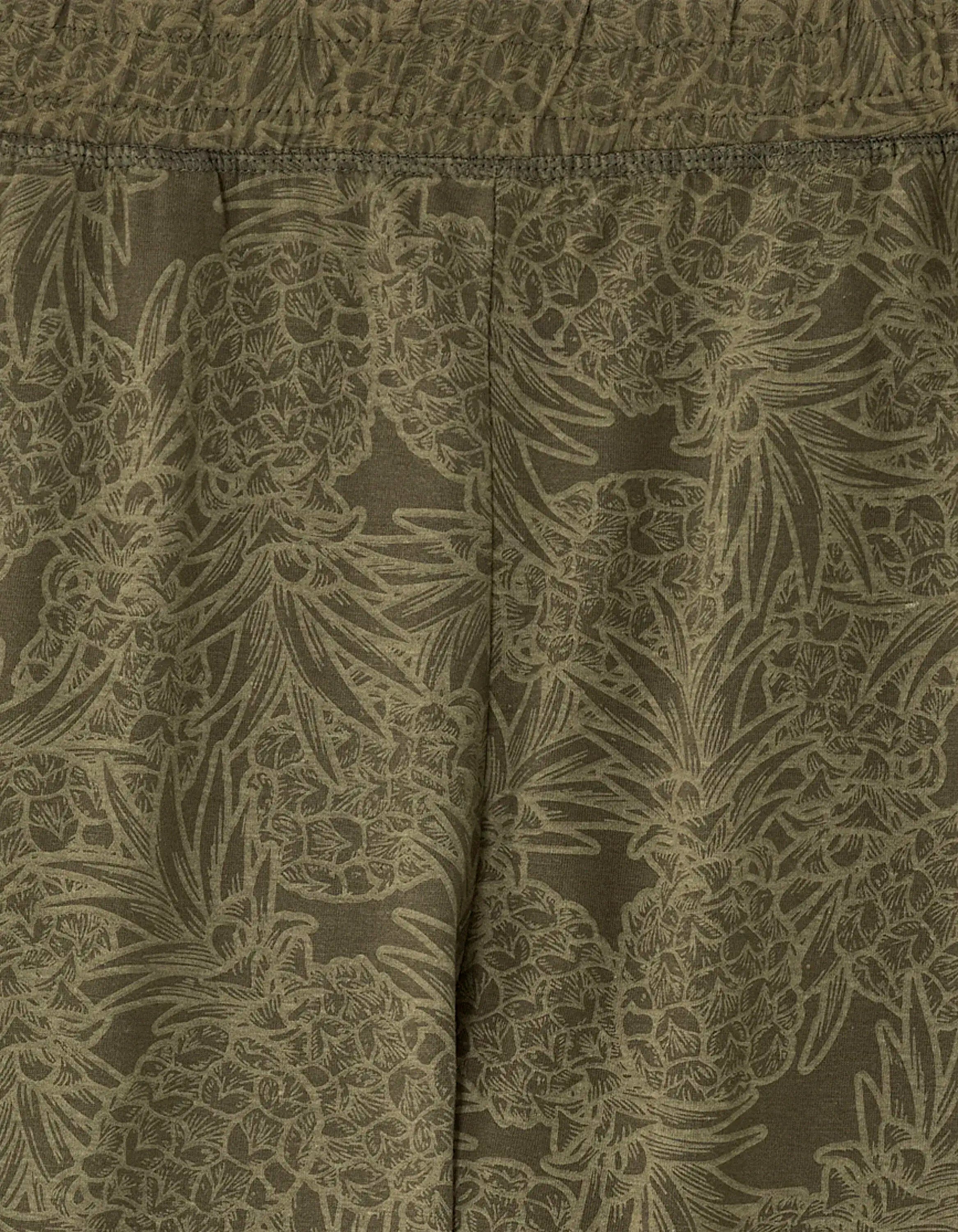Celio_Khaki_100% Cotton Short Pajamas Pineapple Pattern_LIPYANANAS_KHAKI_05
