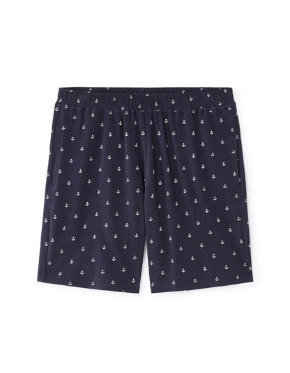 Celio_Navy 100% Cotton Short Pajamas_LIPYANCHOR_NAVY_02