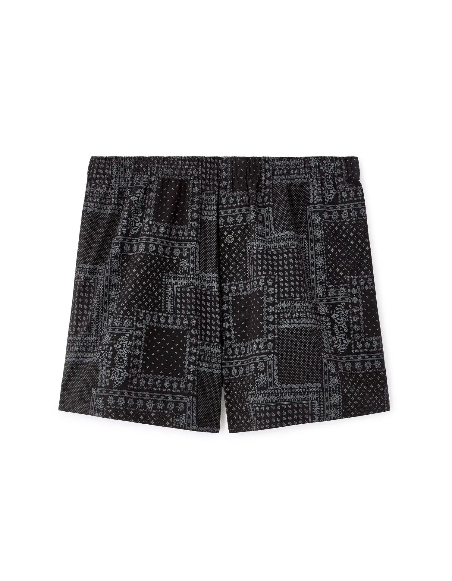 Celio_Black_100% Cotton Pajama Shorts_LIPYCHILL_BLACK_03