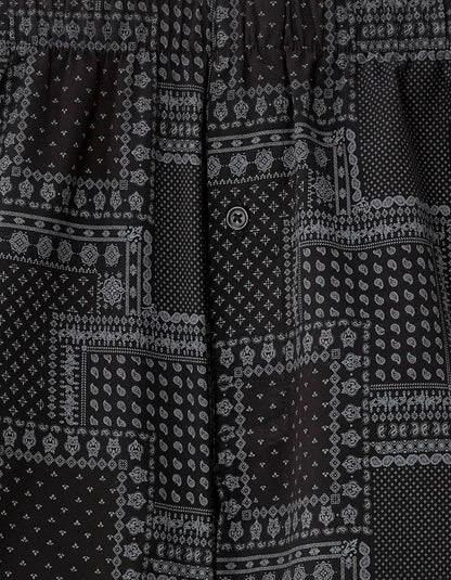 Celio_Black_100% Cotton Pajama Shorts_LIPYCHILL_BLACK_05