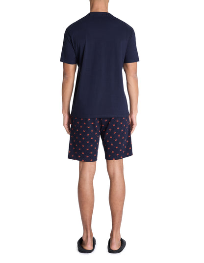 Celio_Navy 100% Cotton Short Pajamas_LIPYCRABE_NAVY_02
