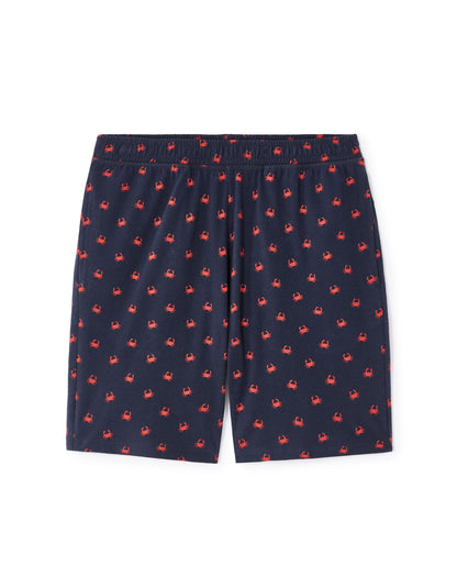 Celio_Navy 100% Cotton Short Pajamas_LIPYCRABE_NAVY_03