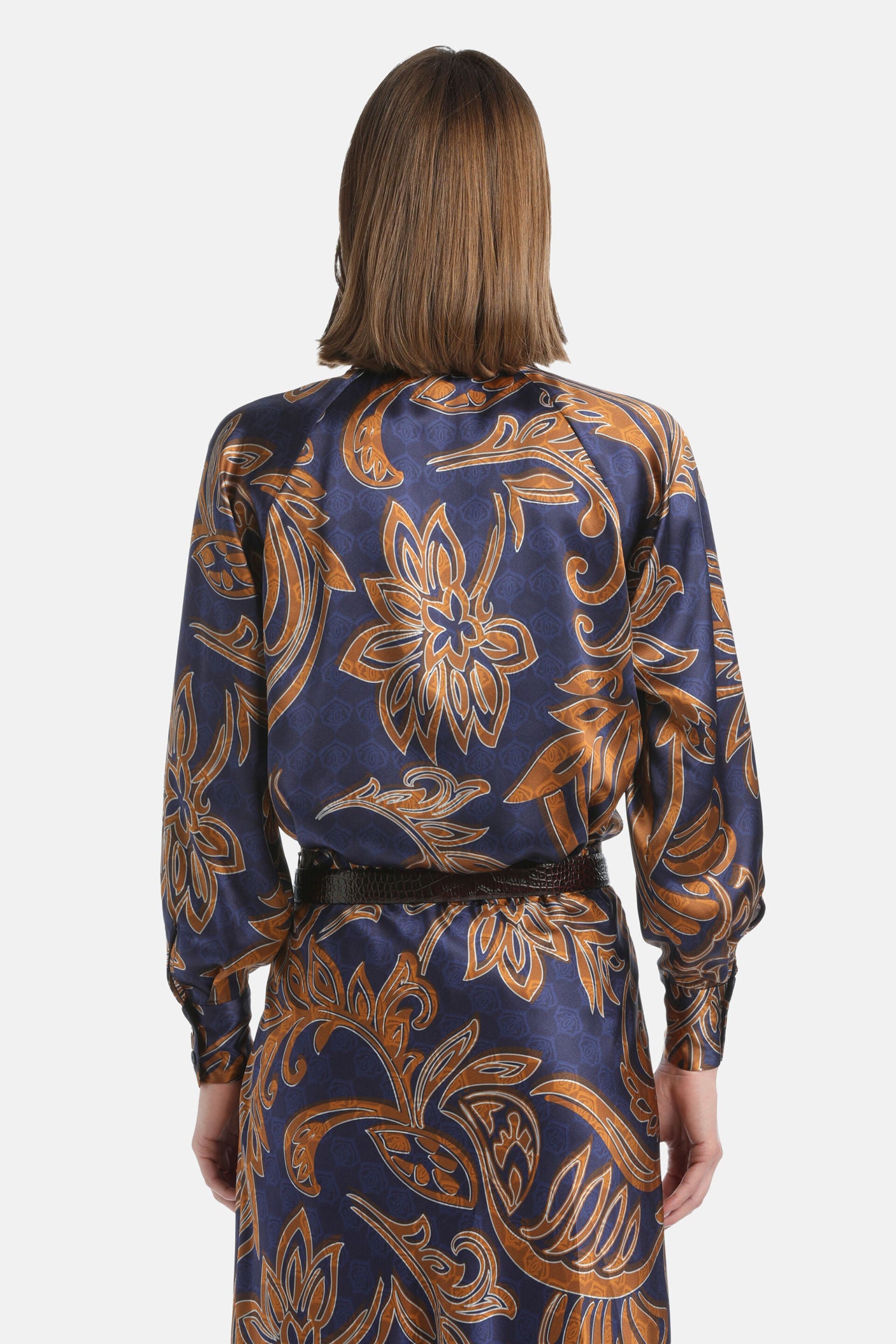 Luisa Spagnoli_Var Verde Nero_Liveri - Bow Blouse_LIVERI_4488_02